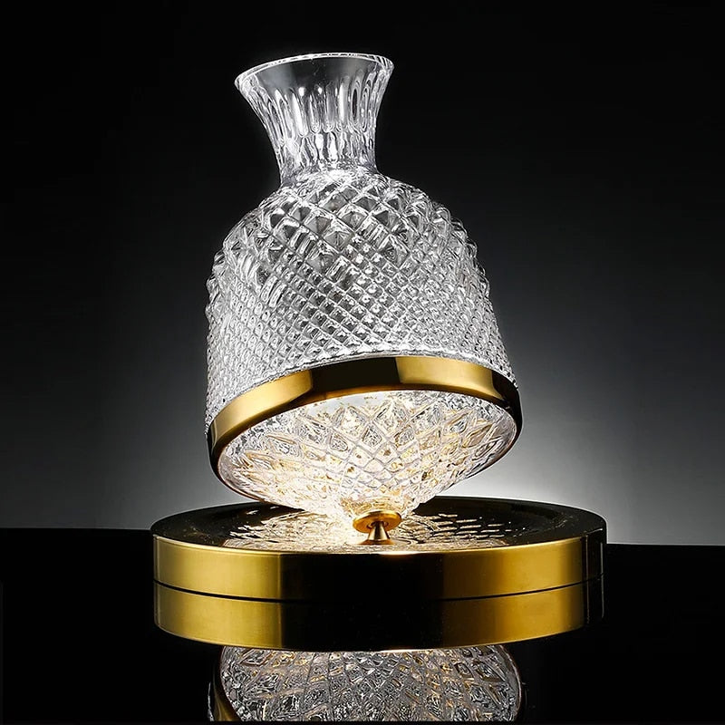 360° Rotating Premium Wine Decanter