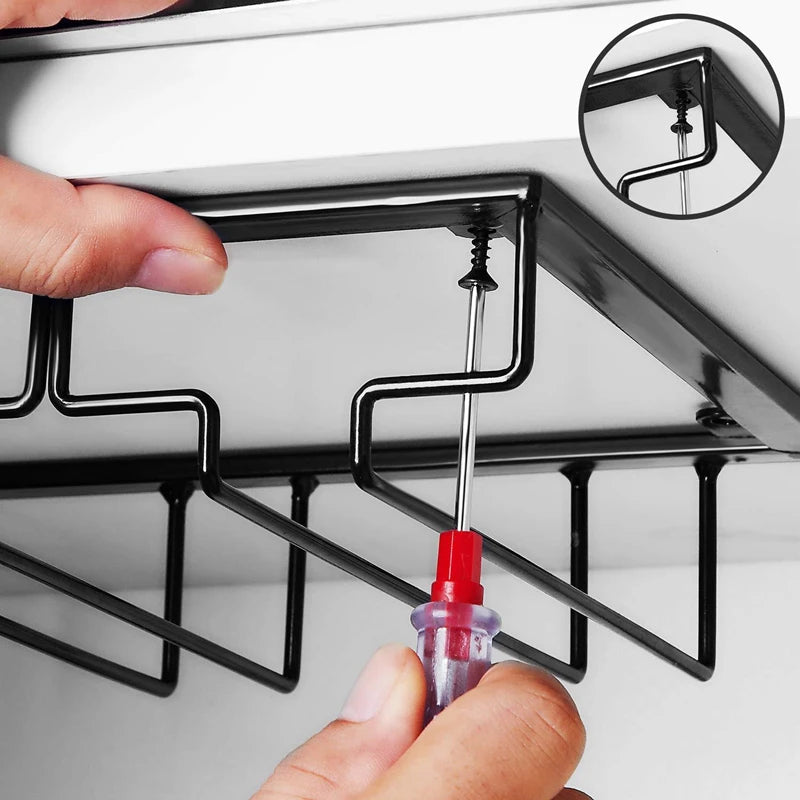 High Capacity all in one Wine Glass Rack