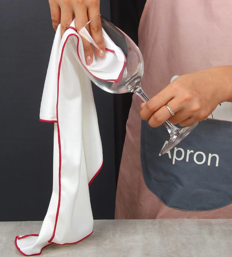 Microfiber Wine Glass Polishing Cloth