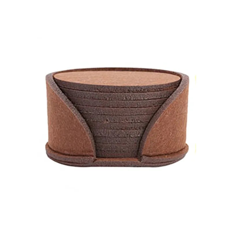 Round Felt Coasters (Set of 10)