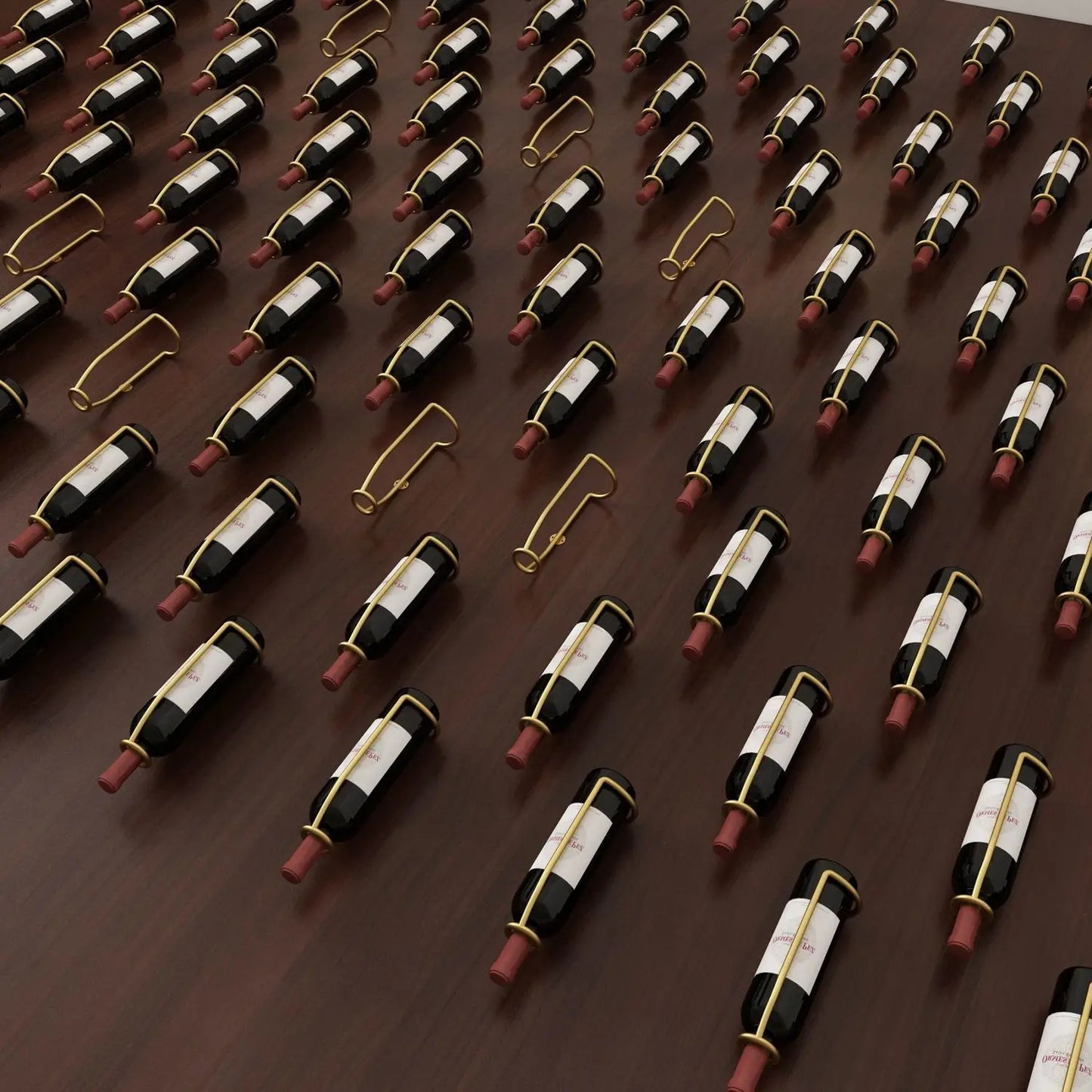 Wall-Mounted Wine Rack