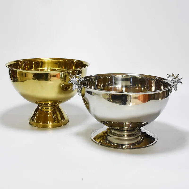 Elegant Champagne Bowl Ice Bucket
