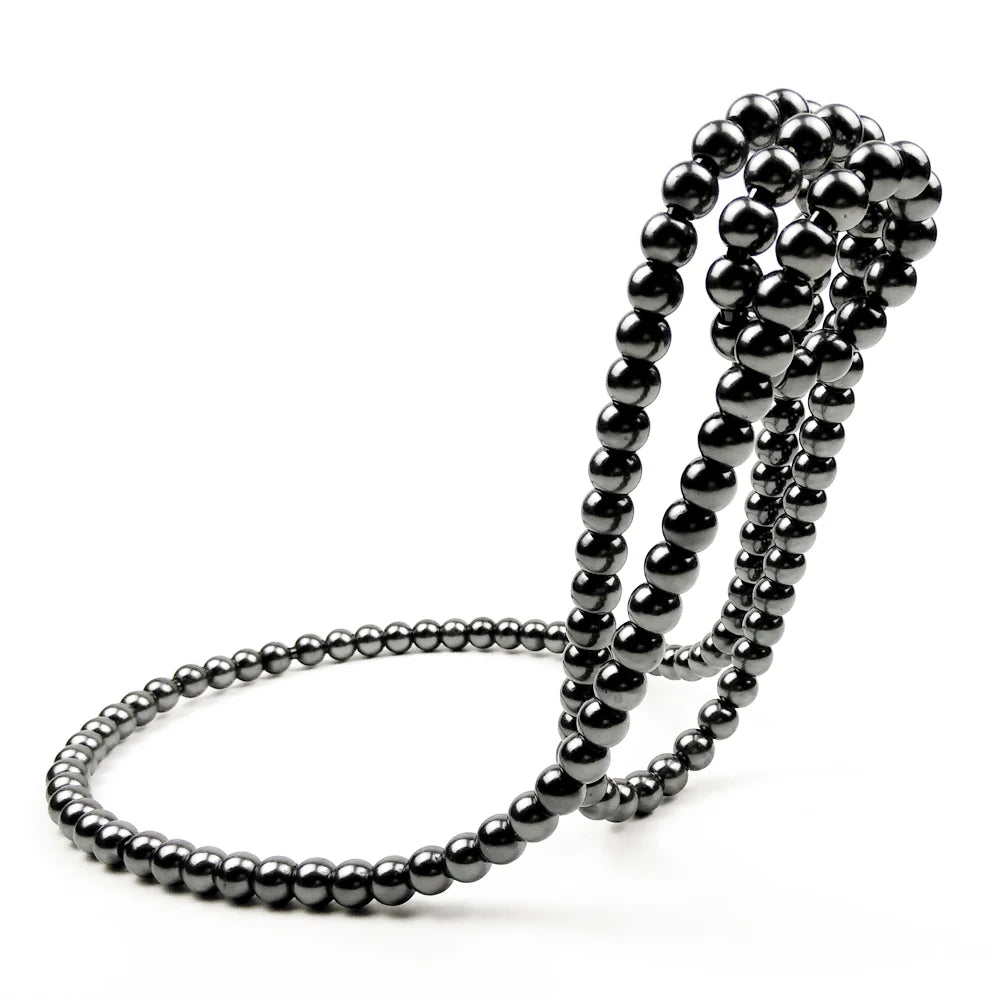 Classy Pearl Necklace Wine Holder