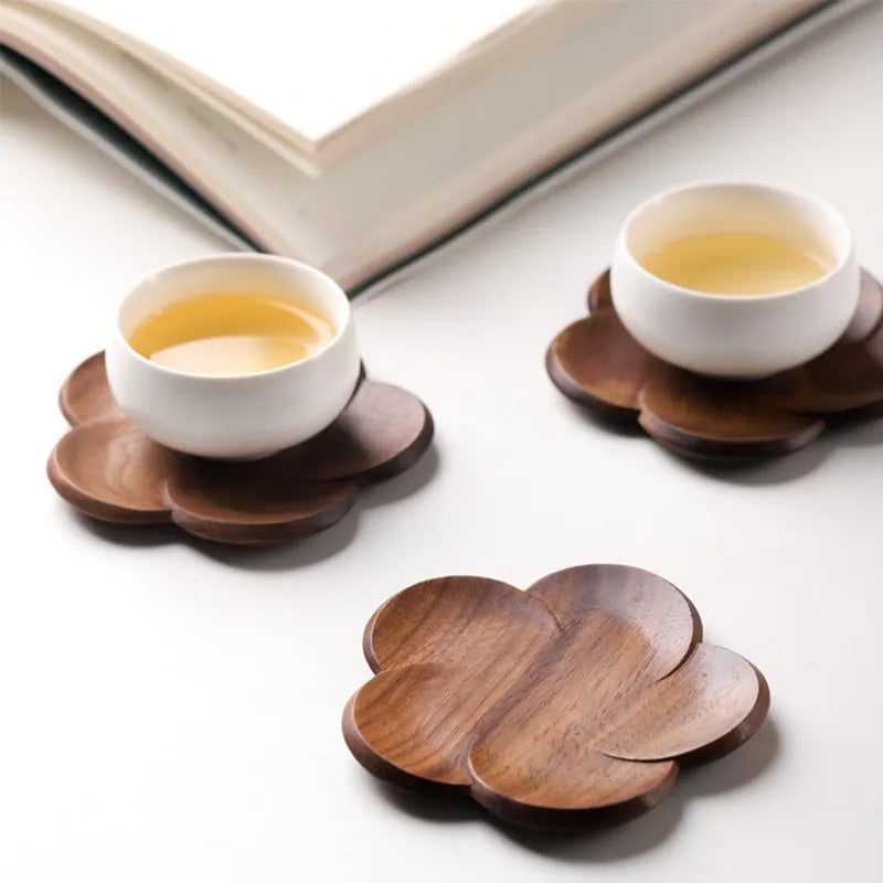 Japanese Style Flower Coasters