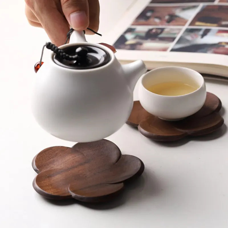 Japanese Style Flower Coasters