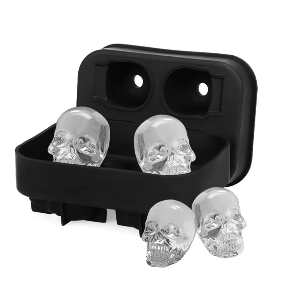 3D Skull Ice Cube Tray Mould