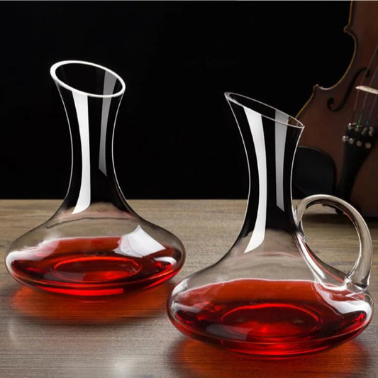 Elegant Handmade Crystal Red Wine Decanter