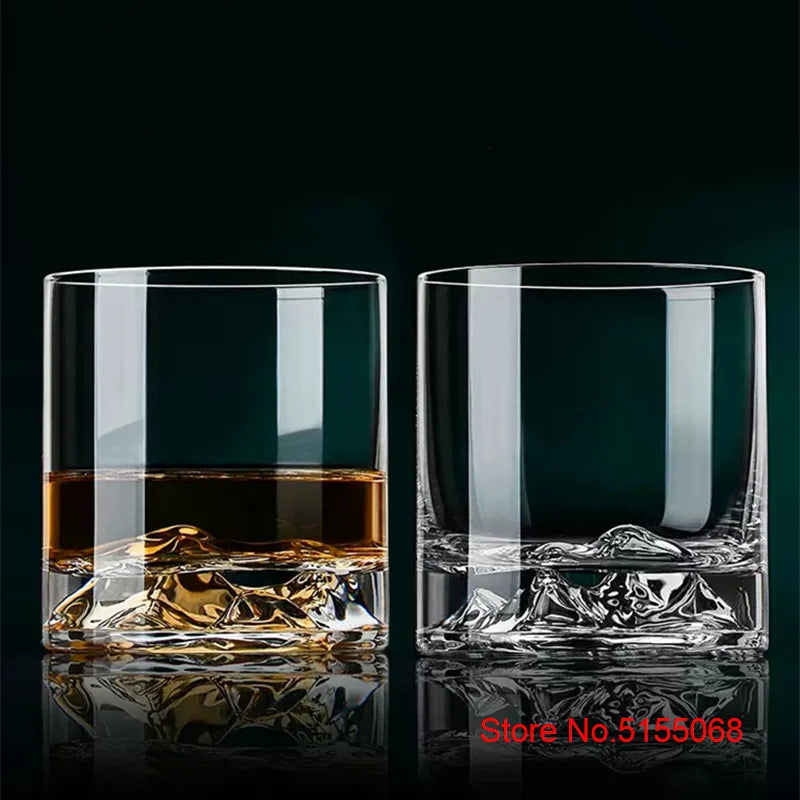 Japanese Style Ice Mountain Whiskey Tumbler 300ml