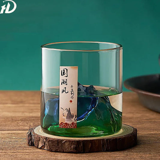 Mountain Japanese Style Whiskey Glass
