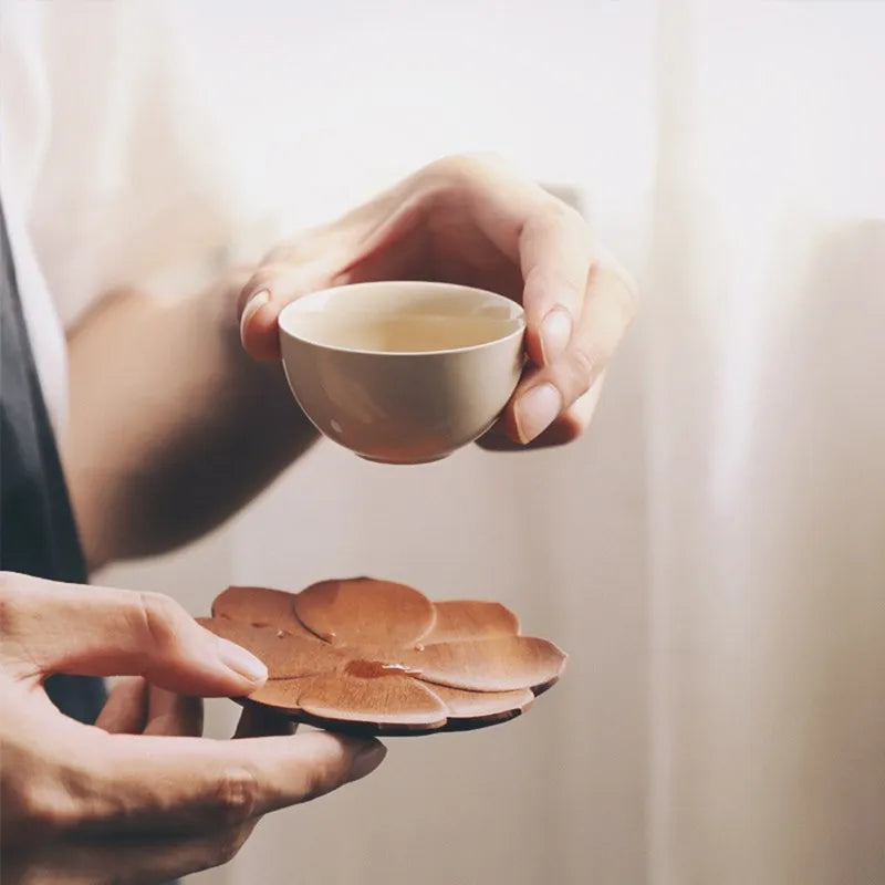 Japanese Style Flower Coasters